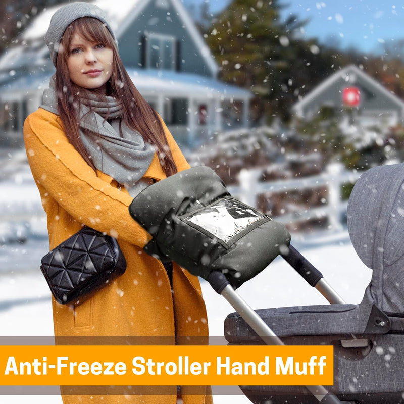 Aurya Stroller Handmuff, Anti-Freeze Stroller Mittens